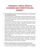 COMO SE DA FINLANDIA Y NOKIA: CREAR LA ECONOMÍA MÁS COMPETITIVA DEL MUNDO