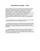 ENSAYO SOBRE Santa María de Iquique – 1970