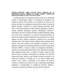 ESTADO DOCENTE COMO FACTOR ETICO JURIDICO EN LA EDUCACIÓN ACTUAL VERSUS EL NUEVO DISEÑO CURRICULAR ENFOCADO DESDE EL PUNTO DE VISTA LEGAL.