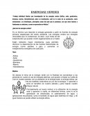 GEOGRAFIA ENERGIAS VERDES