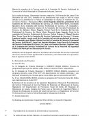 Minuta de acuerdos de la Tercera sesión de la Comisión del Servicio Profesional de Carrera de la Policía Municipal de Zihuatanejo de Azueta, Guerrero.