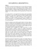 TEMA 1- ESTADÍSTICA DESCRIPTIVA