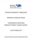 Ley aduanera “CONFERENCIA INDUSTRIA MANUFACTURERA Y MAQUILADORA”