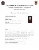 Apreciación de las Artes ´´Patrimonio Cultural y Arquitectura’’