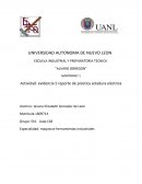Actividad: evidencia 5 reporte de practica soladura eléctrica