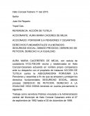 Trabajioo deinvestigaacion REFERENCIA: ACCIÓN DE TUTELA