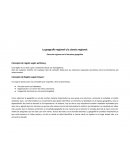 Clases de regiones en la literatura geográfica Mapa Conceptual Una región es un área cuyas condiciones físicas son homogéneas.