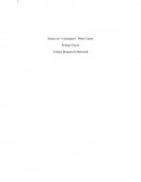 Ensayo de "el extranjero" De Albert Camus