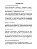 ARGUMENTO ORAL “La sonrisa de una niña, fue arrebatada”