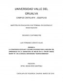 MAESTRÍA EN EDUCACIÓN CON TERMINAL EN DOCENCIA E INVESTIGACIÓN