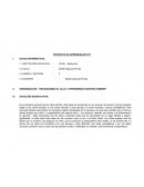 Poyecto de aprendizaje “ORGANIZAMOS EL AULA Y APRENDEMOS NUESTRO NOMBRE”