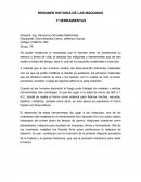 Maquina RESUMEN HISTORIA DE LAS MÁQUINAS Y HERRAMIENTAS