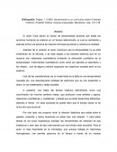 El autor inicia dando la noción de temporalidad diciendo que todas las acciones humanas se realizan en un tiempo determinado