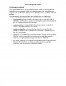 Antropología Filosófica ¿Qué es antropología?