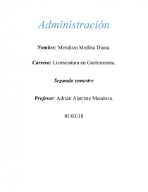 Administracion Segundo semestre. Página 1