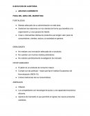 EJECUCION DE AUDITORIA Manejo adecuado de su administración en esta área.