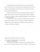 FORMACION & PARTES DEL CONTRATO DE TRABAJO