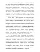 La investigación social surge de un problema que requiere solución