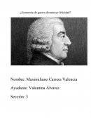 Ensayo "¿Economía de guerra disminuye felicidad?"