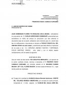 Demanda CARLOS ARREDONDO DOMINGUEZ