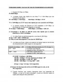 PROBLEMAS SOBRE CÁLCULO DE TASA DE TRANSFERENCIA DE ARCHIVOS