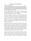 Ensayo sobre La tristeza en el cuervo de allan poe