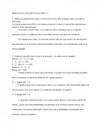 PRINCIPIOS DE ECONOMIA PREGUNTAS CONCEPTUALES TEMA 11. Página 1