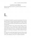 LAS TIC EN LA ELECTRONICA