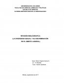 LA DIVERSIDAD SEXUAL Y SU DISCRIMINACIÓN EN EL ÁMBITO LABORAL