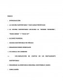 REDUCCIÓN DE COSTOS EN UN RESTAURANTE SUSTENTABLE