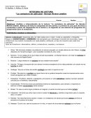 BITÁCORA DE LECTURA “La contadora de películas” Hernan Rivera Letelier