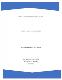 TRABAJO REPRESENTACONES ESPACIALES. Página 1
