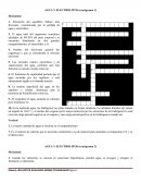 Agua y electrolitos (crucigrama 1)
