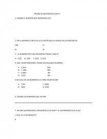 PRUEBA DE MATEMATICA COEF.2. Página 1