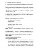 GUIA DE PRESENTACION DE PROYECTO