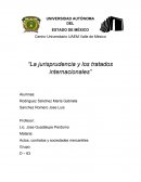 La jurisprudencia y los tratados internacionales