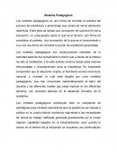 Ensayos modelos pedagogicos