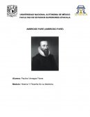 AMBROISE PARÉ (AMBROSIO PARÉ) Historia Y Filosofía De La Medicina