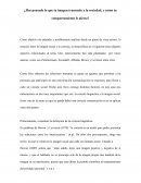 ¿Has pensado lo que tu imagen transmite a la sociedad, y como tu comportamiento le afecta?