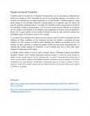 Deuda externa de Colombia