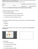 Prueba de Ciencias Naturales. Valparaíso