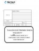 OPERACIONES BÁSICAS Y EMPALMES CON CONDUCTORES ELÉCTRONICOS