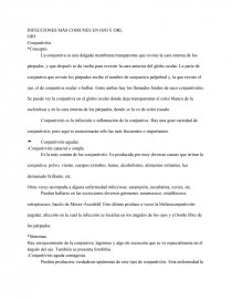 INFECCIONES MÁS COMUNES EN OJO Y ORL.. Página 1