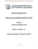 ANALISIS DE LA LEY DE MIGRACIÓN
