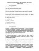 PLAN DE TRABAJO DE CURSO TALLER CAPACITACIÓN DE LA LENGUA QUECHUA 2017