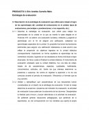 Producto - Estrategia de evaluación