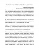 DEL APRENDIZAJE Y SUS TEORÍAS Y SU AFECTACIÓN EN EL ÁMBITO ESCOLAR