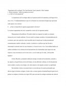 Importancia de la ecología Por Ernst Haeckel, Jean Lamarck y Félix Guattari