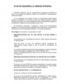 PLAN DE DESARROLLO URBANO INTEGRAL