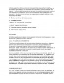 ORDENAMIENTO Y RESGUARDO DE DOCUMENTOS ADMINISTRATIVOS